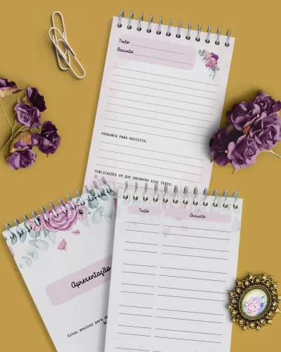 Arquivo Kit Caderno Registros de Pregação A6 – Testemunhas de Jeová – BICHO PAPEL