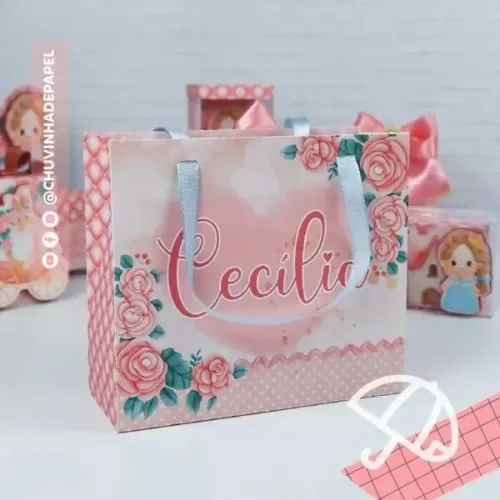 Arquivo de Corte – Kit de Festa – Princesa – Chuvinha De Papel