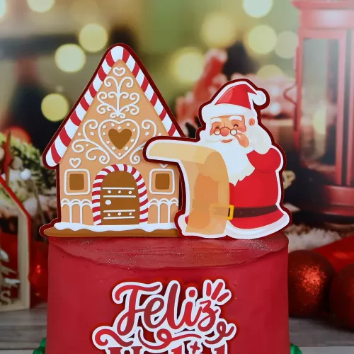 Arquivo de Corte TOPOS DE BOLO NATAL – Chuvinha de Papel