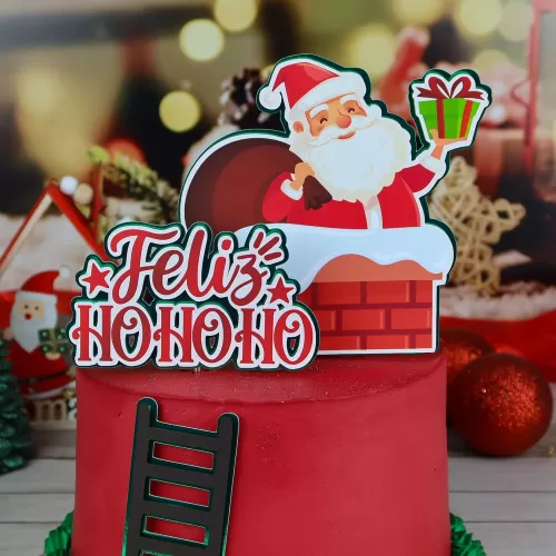 Arquivo de Corte TOPOS DE BOLO NATAL – Chuvinha de Papel