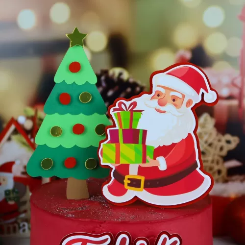 Arquivo de Corte TOPOS DE BOLO NATAL – Chuvinha de Papel