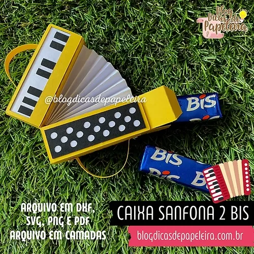Arquivos De Corte – Caixa Sanfona 2 Bis – Dicas De Papelaria