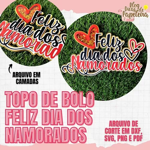 Arquivos De Corte – Topo Feliz Dia Dos Namorados – Dicas De Papelaria