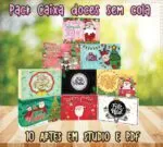 Arquivos de corte para lembranças de natal kit 01