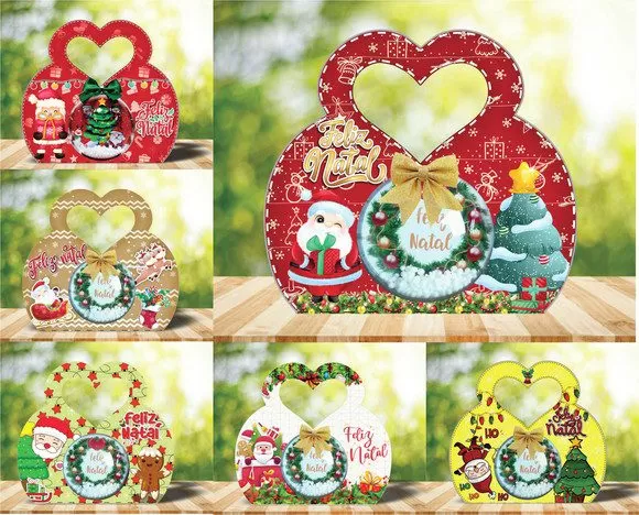 Arquivos de corte para lembranças de natal kit 01