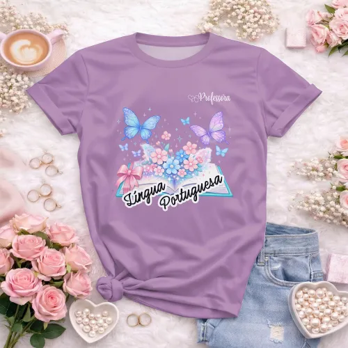 Arte pronta para camisa de lingua portuguesa borboletas formato CDR CorelDraw com varias cores