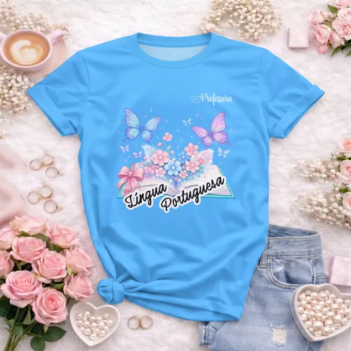 Arte pronta para camisa de lingua portuguesa borboletas formato CDR CorelDraw com varias cores