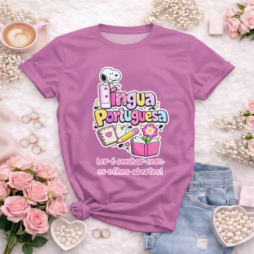 Arte pronta para camisa de lingua portuguesa frase ler e sonhar formato CDR CorelDraw