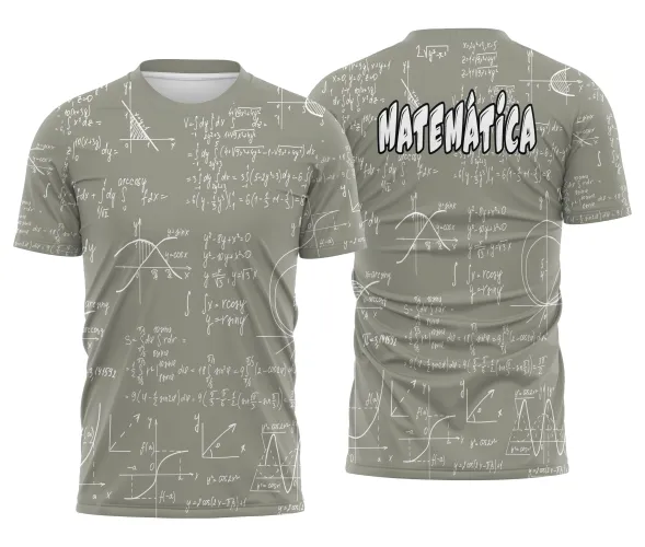 Arte pronta para camisa nerd de matematica em formato CDR CorelDraw