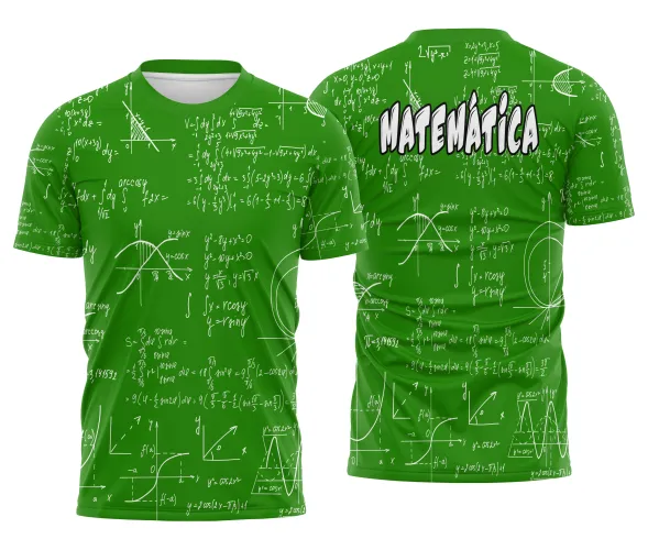 Arte pronta para camisa nerd de matematica em formato CDR CorelDraw
