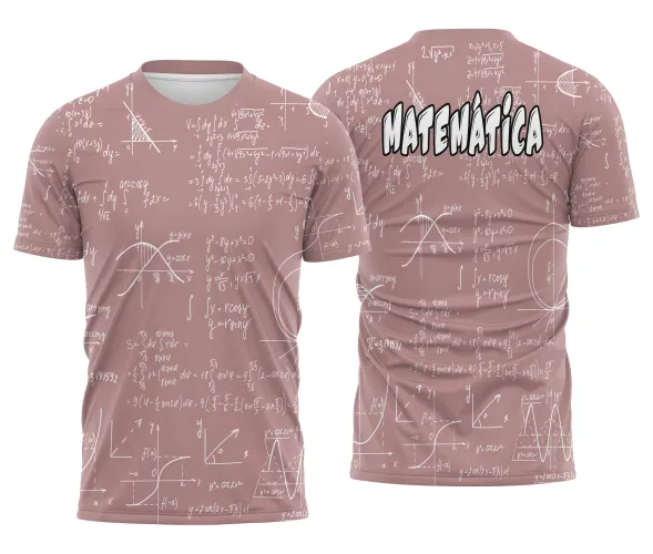 Arte pronta para camisa nerd de matematica em formato CDR CorelDraw