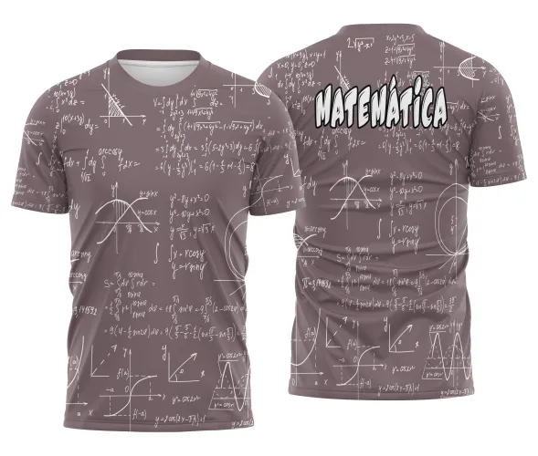 Arte pronta para camisa nerd de matematica em formato CDR CorelDraw