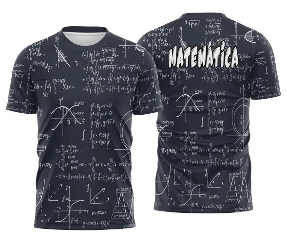 Arte pronta para camisa nerd de matematica em formato CDR CorelDraw