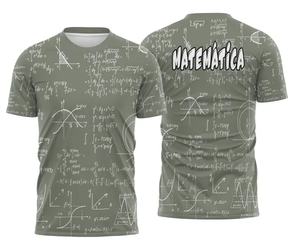 Arte pronta para camisa nerd de matematica em formato CDR CorelDraw