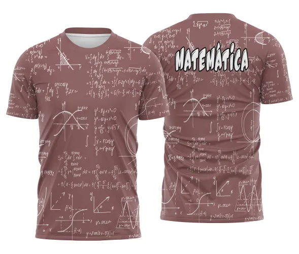 Arte pronta para camisa nerd de matematica em formato CDR CorelDraw