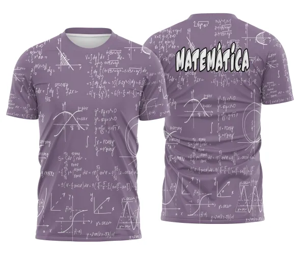 Arte pronta para camisa nerd de matematica em formato CDR CorelDraw