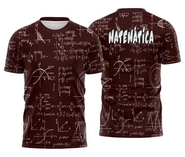 Arte pronta para camisa nerd de matematica em formato CDR CorelDraw