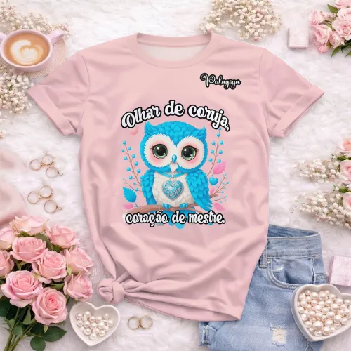 Arte pronta para camisa de pedagogia educacao formato CDR CorelDraw com varias cores