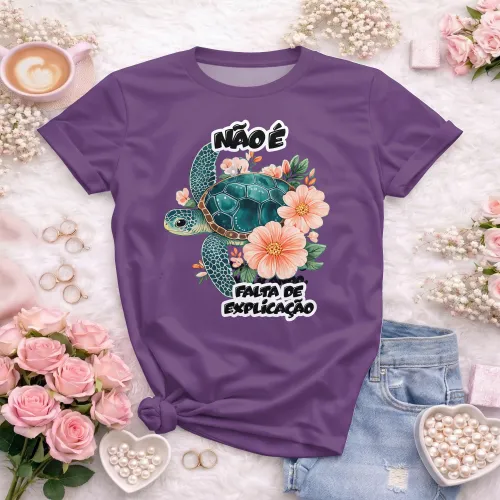 Arte pronta para camisa professora estudantil tartaruga falta de explicacao formato CDR CorelDraw com varias cores