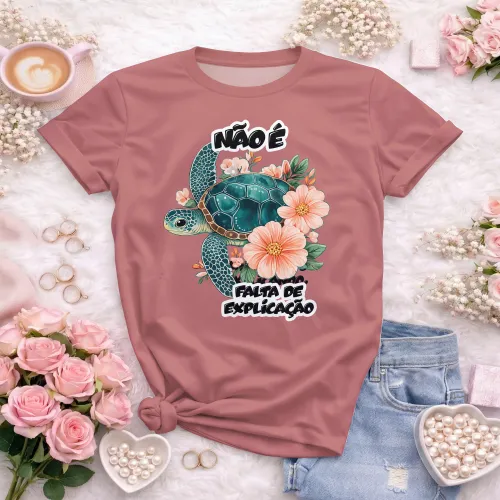 Arte pronta para camisa professora estudantil tartaruga falta de explicacao formato CDR CorelDraw com varias cores