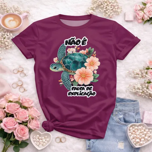 Arte pronta para camisa professora estudantil tartaruga falta de explicacao formato CDR CorelDraw com varias cores