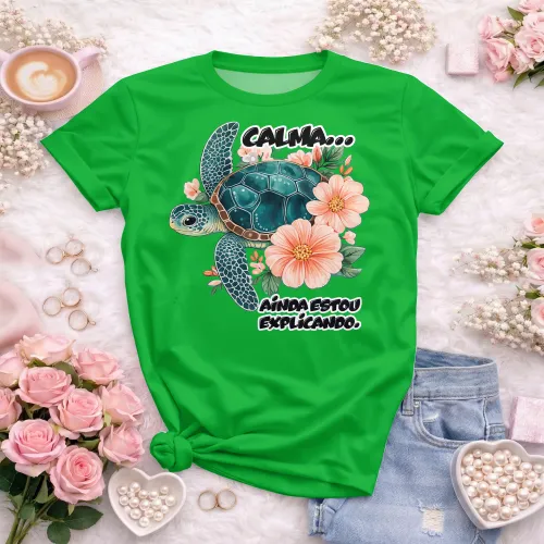 Arte pronta para camisa professora tartaruga calma ainda estou explicando formato CDR CorelDraw com varias cores