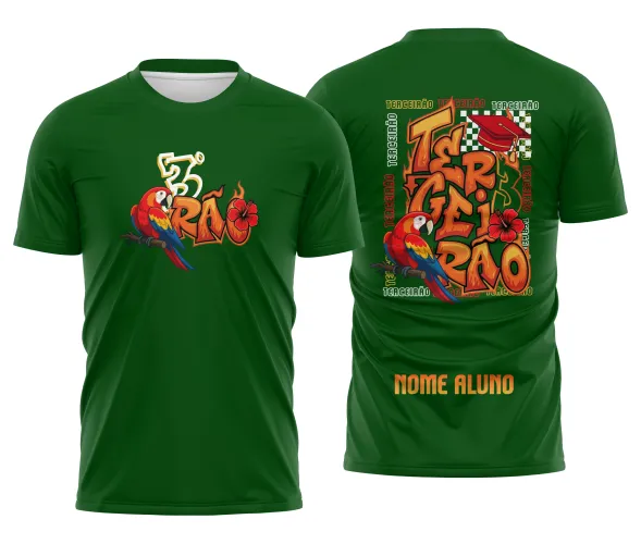 Arte Camisa Terceirão Arara Vermelha – CDR Pronto