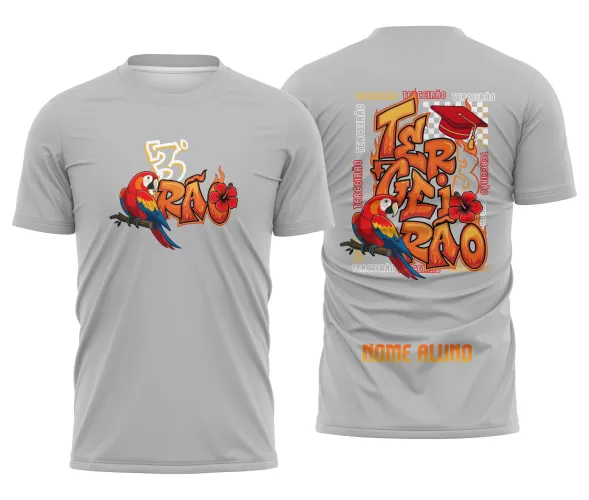 Arte Camisa Terceirão Arara Vermelha – CDR Pronto