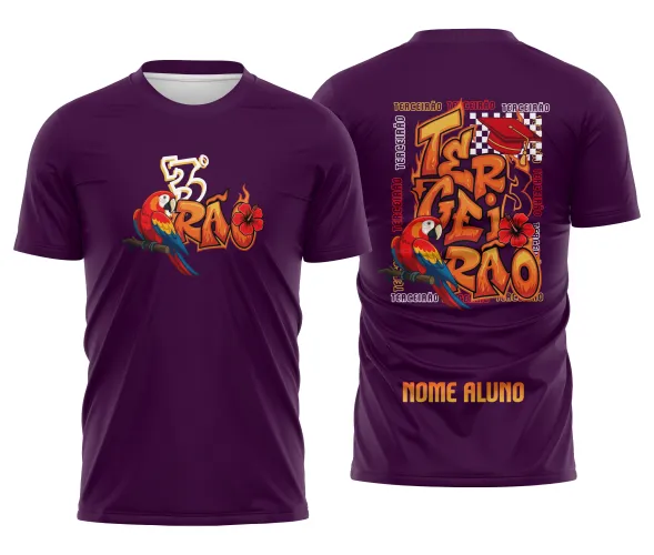 Arte Camisa Terceirão Arara Vermelha – CDR Pronto