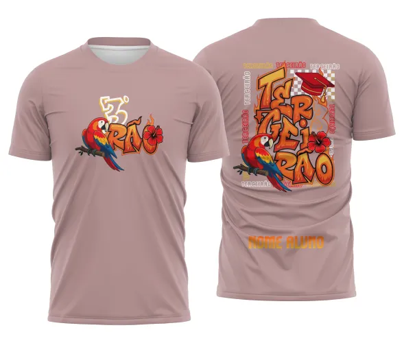 Arte Camisa Terceirão Arara Vermelha – CDR Pronto