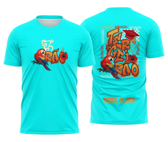 Arte Camisa Terceirão Arara Vermelha – CDR Pronto