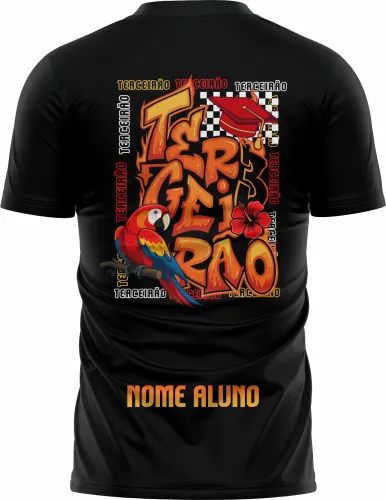 Arte Camisa Terceirão Arara Vermelha – CDR Pronto