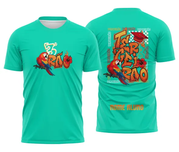 Arte Camisa Terceirão Arara Vermelha – CDR Pronto