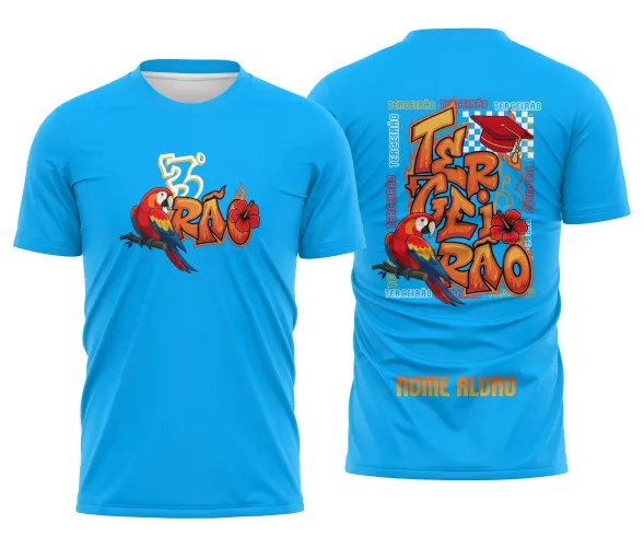 Arte Camisa Terceirão Arara Vermelha – CDR Pronto