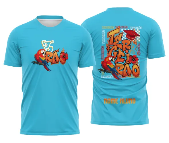 Arte Camisa Terceirão Arara Vermelha – CDR Pronto