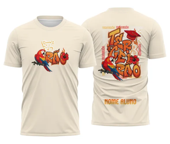 Arte Camisa Terceirão Arara Vermelha – CDR Pronto