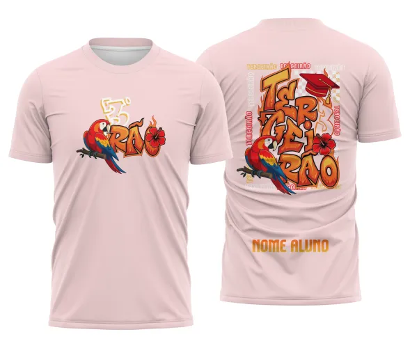 Arte Camisa Terceirão Arara Vermelha – CDR Pronto