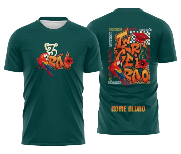 Arte Camisa Terceirão Arara Vermelha – CDR Pronto