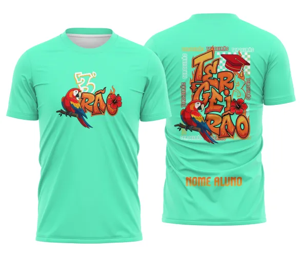 Arte Camisa Terceirão Arara Vermelha – CDR Pronto