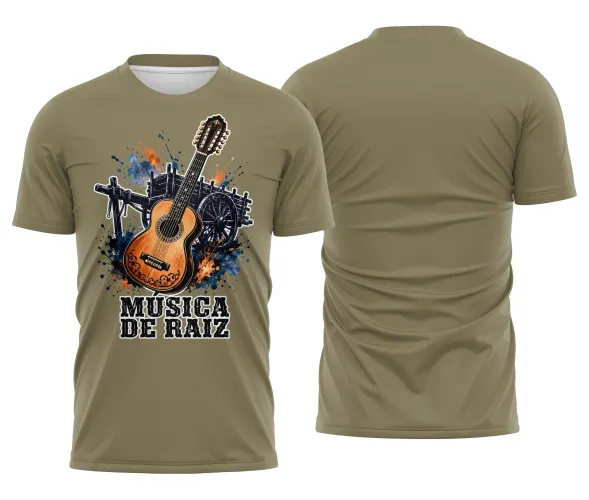 Arte pronta para camisa viola sertaneja rustica musica de raiz formato CDR CorelDraw com varias cores