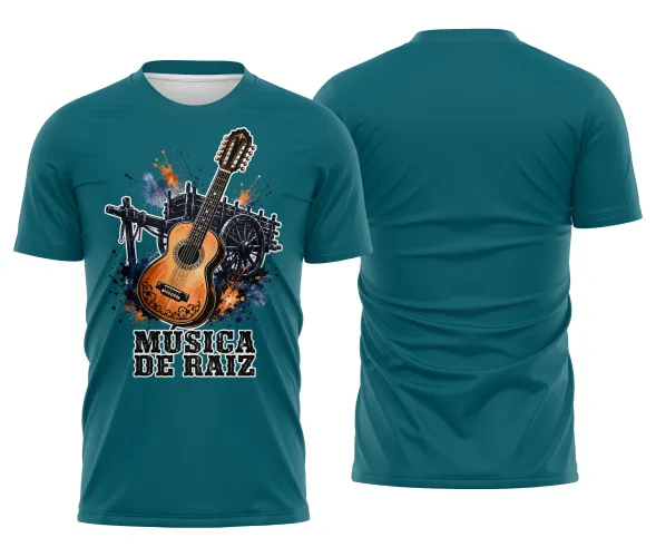 Arte pronta para camisa viola sertaneja rustica musica de raiz formato CDR CorelDraw com varias cores