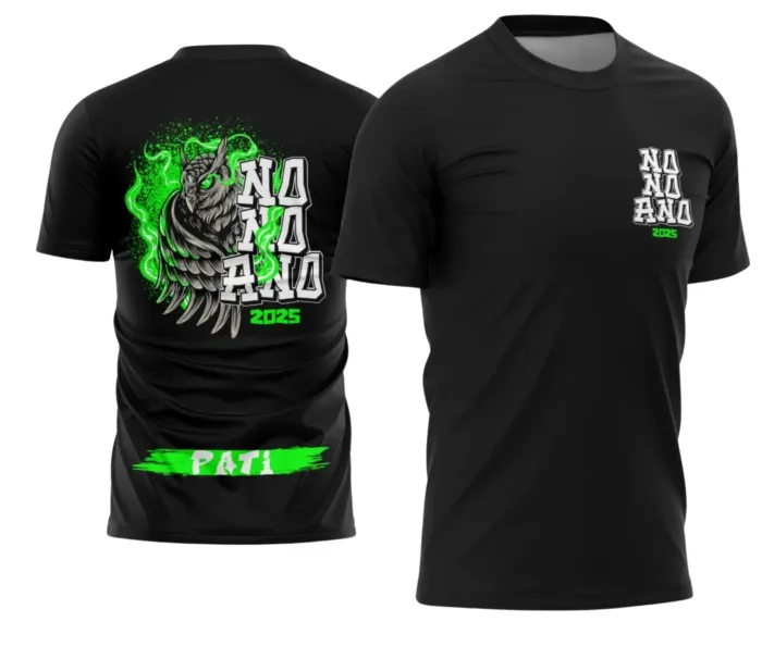 Arte Camiseta Nono Ano Coruja – Estampa Uniforme Escolar