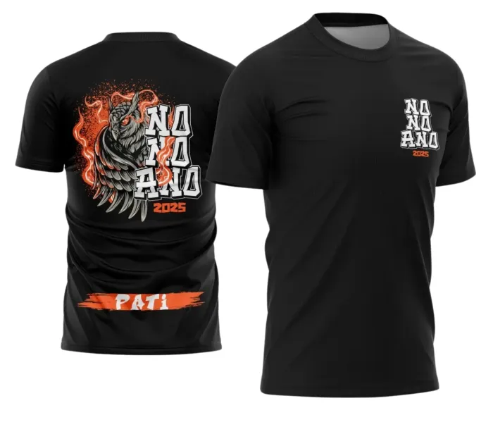 Arte Camiseta Nono Ano Coruja – Estampa Uniforme Escolar