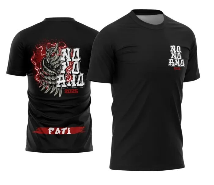 Arte Camiseta Nono Ano Coruja – Estampa Uniforme Escolar