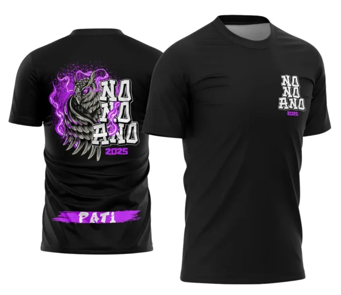 Arte Camiseta Nono Ano Coruja – Estampa Uniforme Escolar