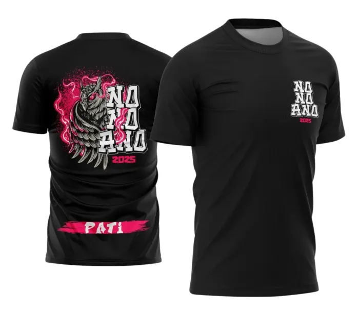 Arte Camiseta Nono Ano Coruja – Estampa Uniforme Escolar