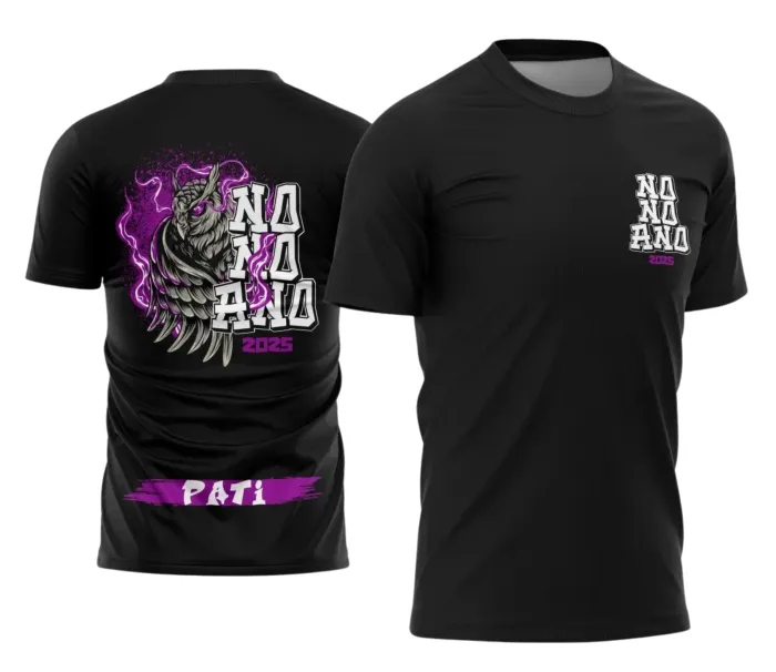 Arte Camiseta Nono Ano Coruja – Estampa Uniforme Escolar