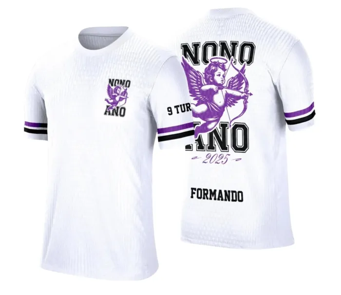 Arte Camiseta Nono Ano Cupido – Estampa Uniforme Escolar