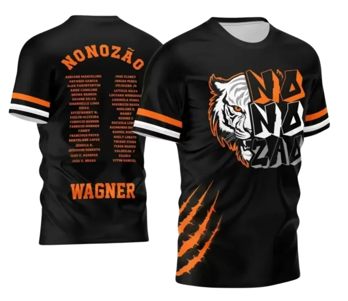 Arte Camiseta Nono Ano Tigre – Estampa Uniforme Escolar