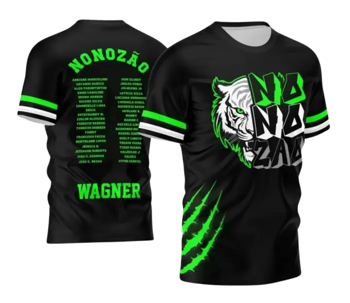 Arte Camiseta Nono Ano Tigre – Estampa Uniforme Escolar